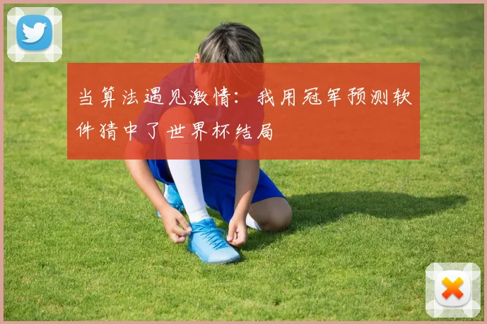 当算法遇见激情：我用冠军预测软件猜中了世界杯结局