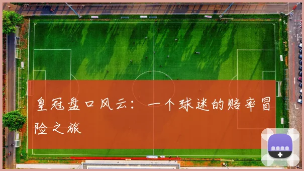 皇冠盘口风云:一个球迷的赔率冒险之旅